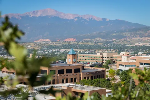 campus aerial view